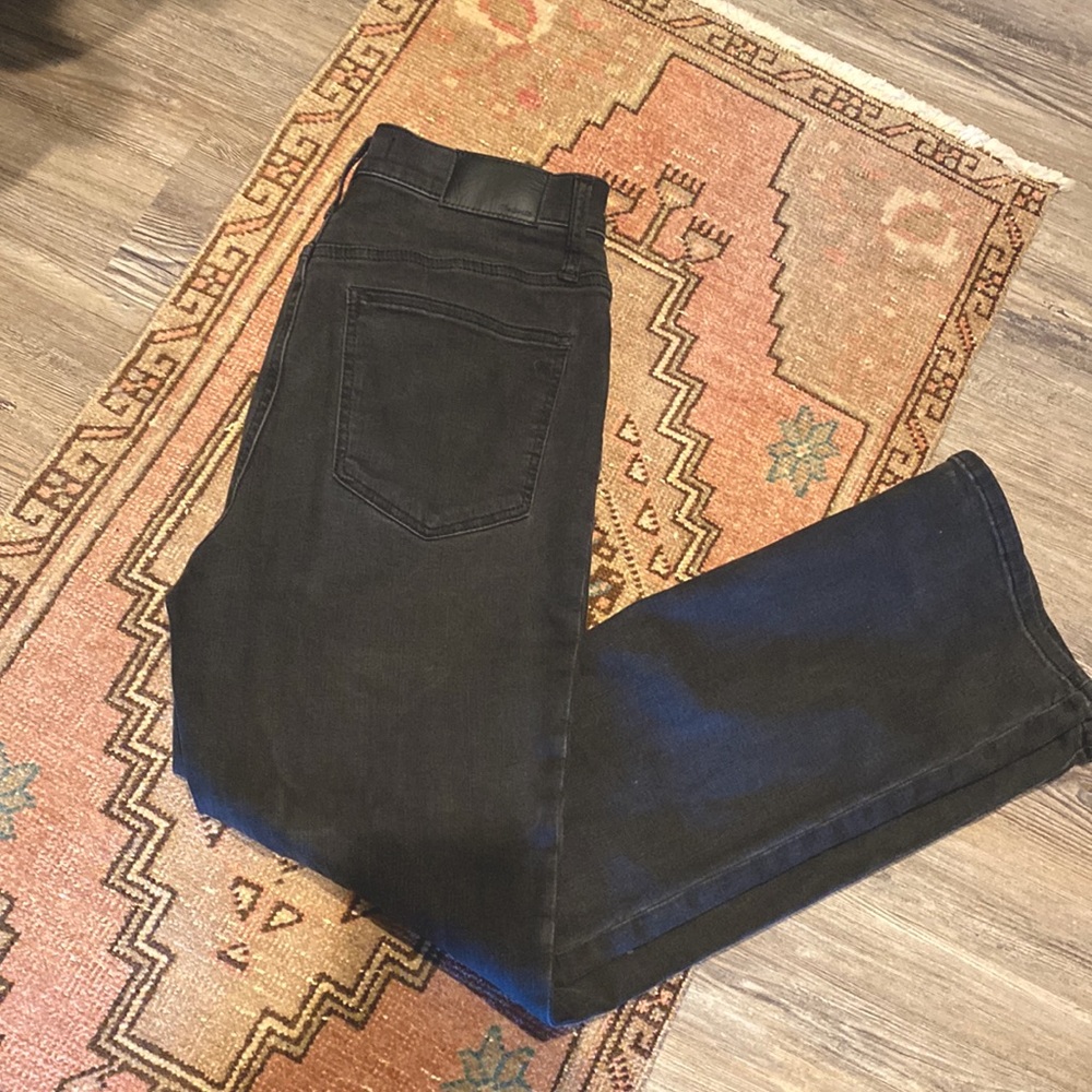 Madewell Black Cali Demi Boot jeans